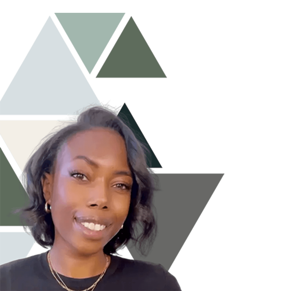 Triangles with an image of Leanne